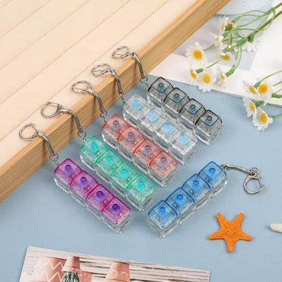 Fidget Keypress Keychain for Stress Relif.