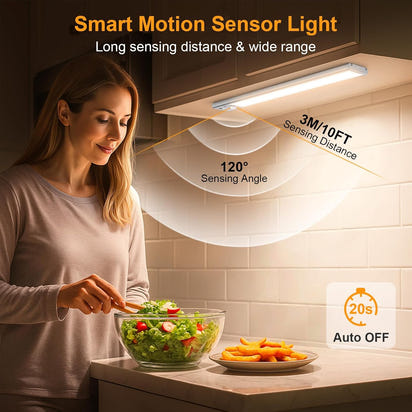 Elegant Motion-Sensing Under Cabinet Lights™