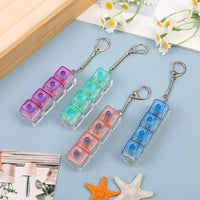 Fidget Keypress Keychain for Stress Relif.