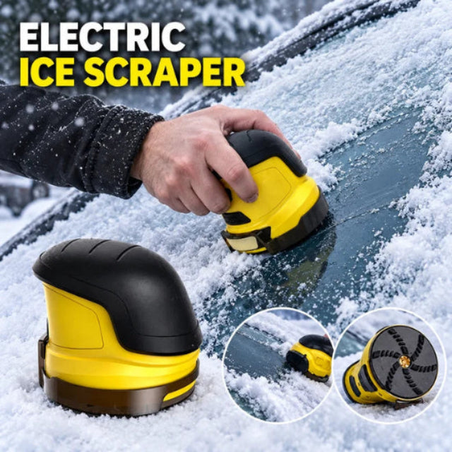 Cordless Electric Snow & Ice Scraper – Fast, Rechargeable Car Window Defroster