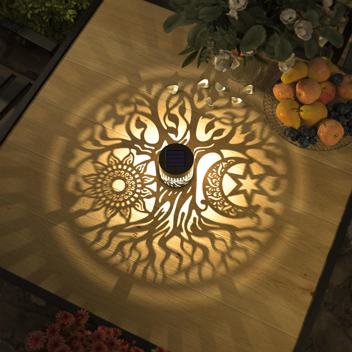 Retro Style Solar Garden Lamps